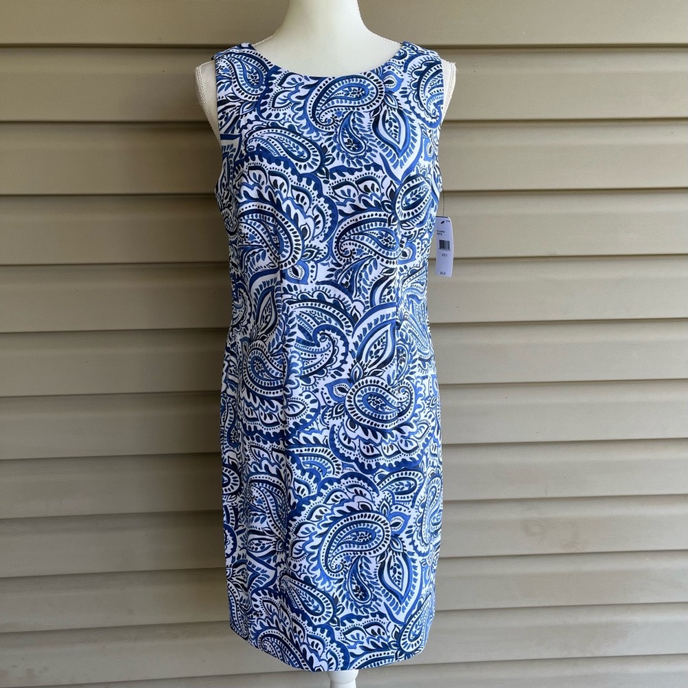 •ALYX• NWT Sleeveless Paisley Sheath Dress - Size 8